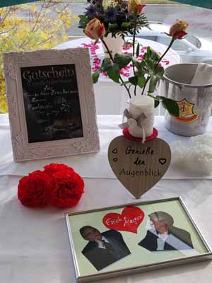 Candle-Light-Dinner zum 72. Hochzeitstag