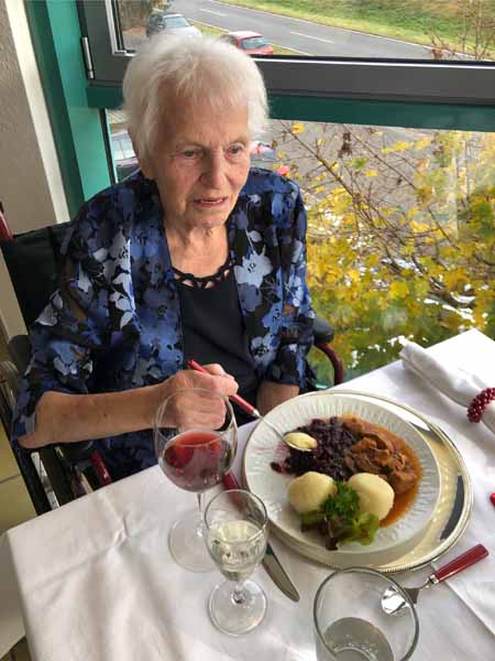 Candle-Light-Dinner zum 72. Hochzeitstag